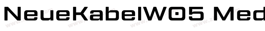 NeueKabelW05 Medium字体转换